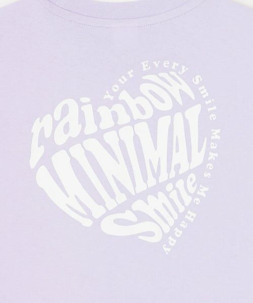 minimal / ミニマル Tシャツ | 【プチプラ】【綿100%】バックハート・ドーナツプリント半袖Tシャツ | 詳細20