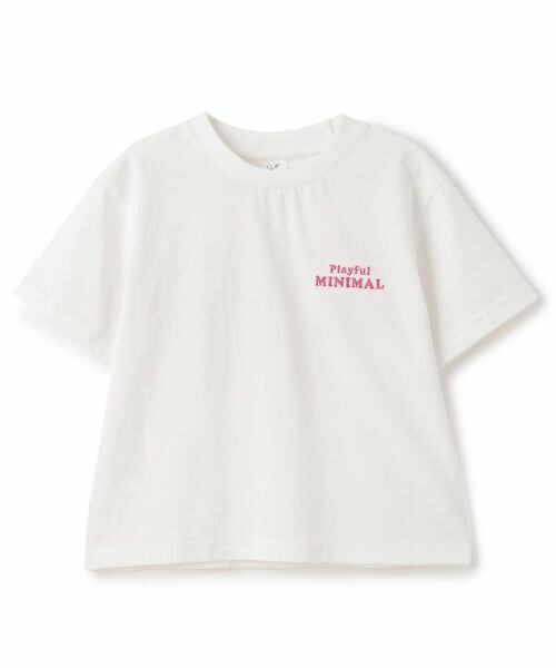 minimal / ミニマル Tシャツ | 【プチプラ】【綿100%】バックハート・ドーナツプリント半袖Tシャツ | 詳細24