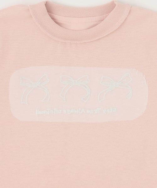 minimal / ミニマル Tシャツ | 【プチプラ】【綿100%】バックハート・ドーナツプリント半袖Tシャツ | 詳細28