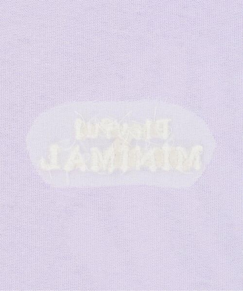 minimal / ミニマル Tシャツ | 【プチプラ】【綿100%】バックハート･ドーナツプリント半袖Tシャツ | 詳細4
