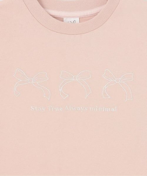 minimal / ミニマル Tシャツ | 【プチプラ】【綿100%】バックハート･ドーナツプリント半袖Tシャツ | 詳細6