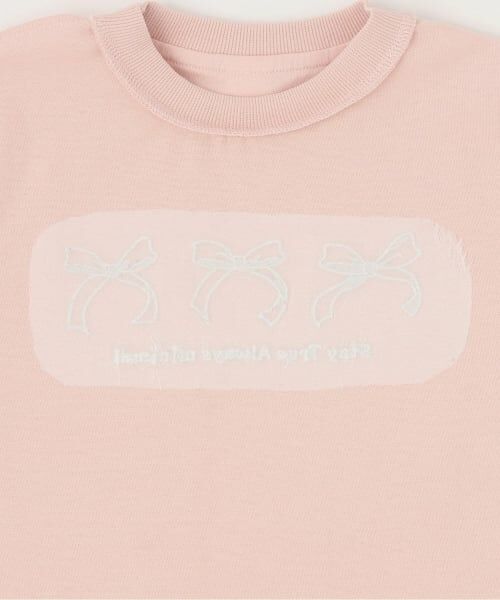 minimal / ミニマル Tシャツ | 【プチプラ】【綿100%】バックハート･ドーナツプリント半袖Tシャツ | 詳細7