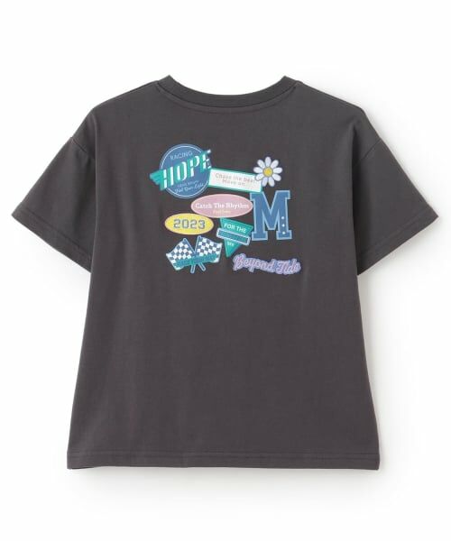 minimal / ミニマル Tシャツ | バックワッペンルーズ半袖Tシャツ | 詳細1