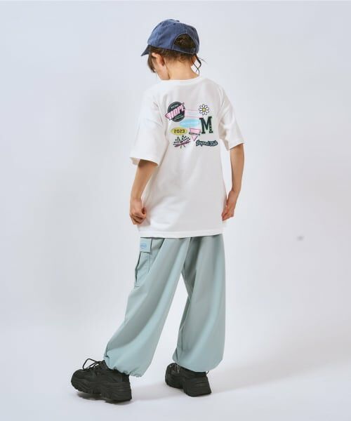 minimal / ミニマル Tシャツ | バックワッペンルーズ半袖Tシャツ | 詳細11