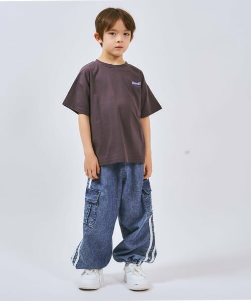 minimal / ミニマル Tシャツ | バックワッペンルーズ半袖Tシャツ | 詳細13