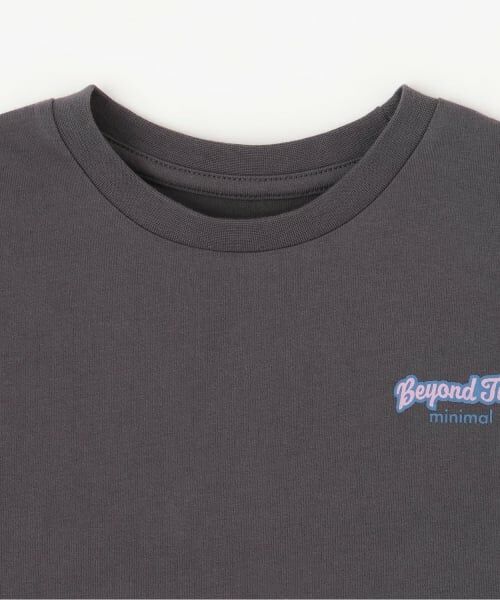 minimal / ミニマル Tシャツ | バックワッペンルーズ半袖Tシャツ | 詳細2