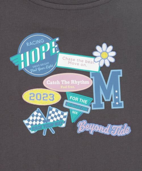 minimal / ミニマル Tシャツ | バックワッペンルーズ半袖Tシャツ | 詳細22