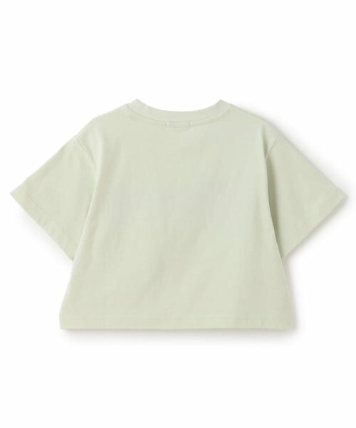minimal / ミニマル Tシャツ | 【綿100%】ロゴアップリケクロップド半袖Tシャツ | 詳細1