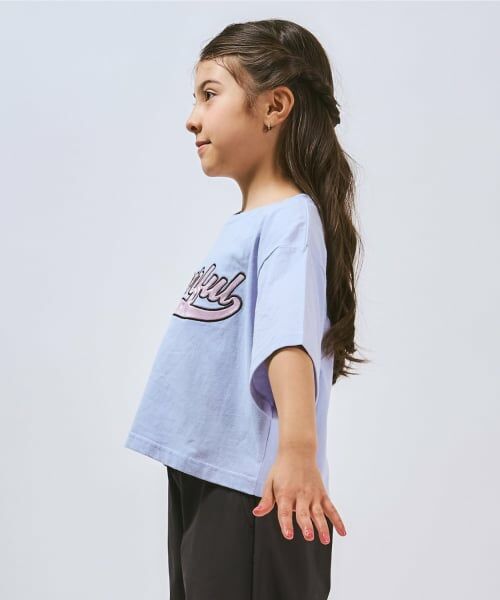 minimal / ミニマル Tシャツ | 【綿100%】ロゴアップリケクロップド半袖Tシャツ | 詳細11