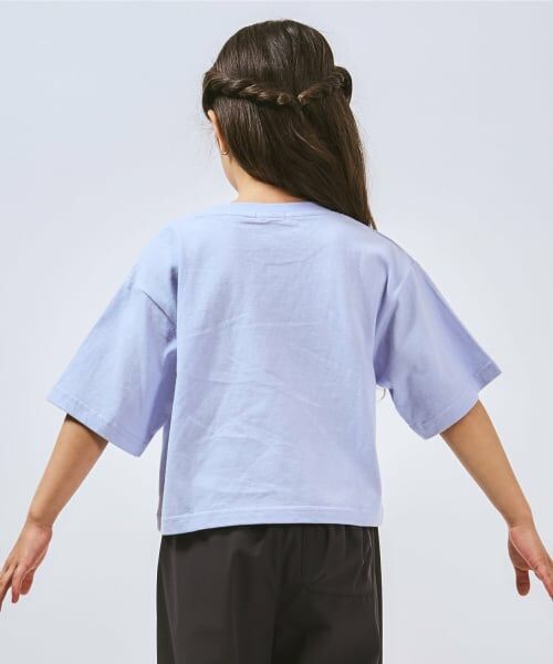 minimal / ミニマル Tシャツ | 【綿100%】ロゴアップリケクロップド半袖Tシャツ | 詳細12