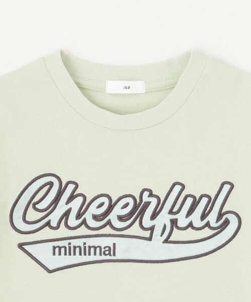 minimal / ミニマル Tシャツ | 【綿100%】ロゴアップリケクロップド半袖Tシャツ | 詳細20