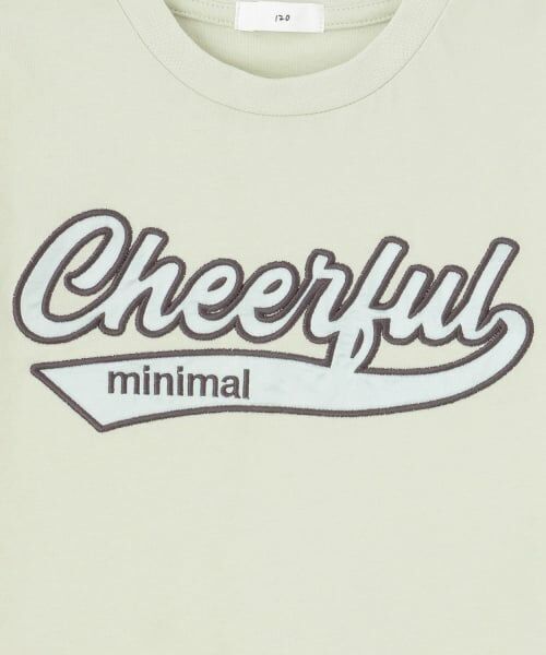 minimal / ミニマル Tシャツ | 【綿100%】ロゴアップリケクロップド半袖Tシャツ | 詳細21