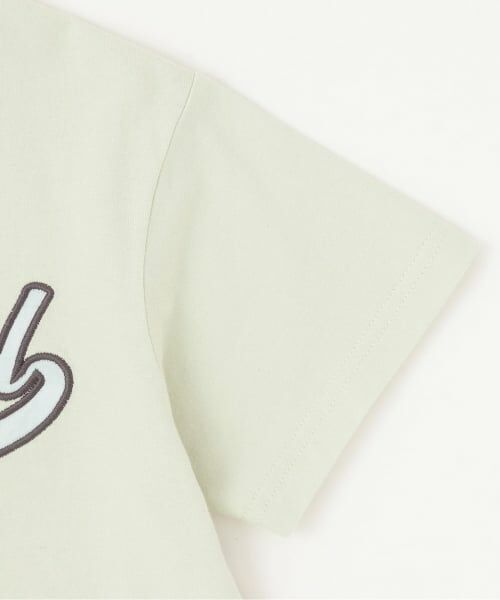 minimal / ミニマル Tシャツ | 【綿100%】ロゴアップリケクロップド半袖Tシャツ | 詳細4