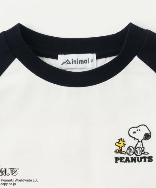 minimal / ミニマル Tシャツ | 【SNOOPY】ラグランTシャツ | 詳細10