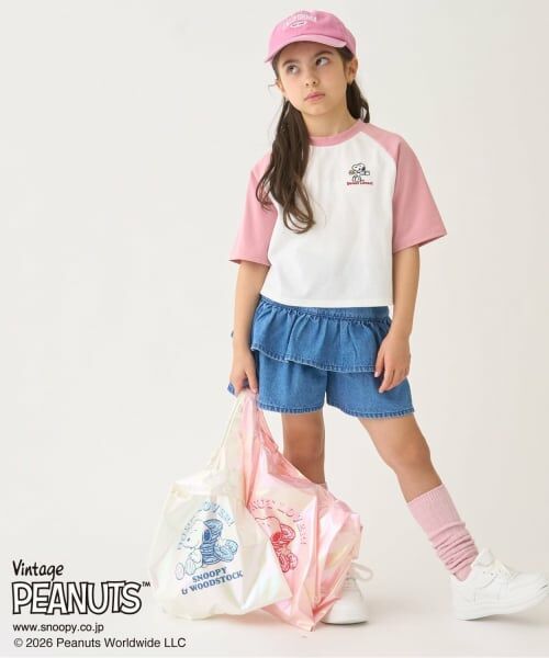 minimal / ミニマル Tシャツ | 【SNOOPY】ラグランTシャツ | 詳細2