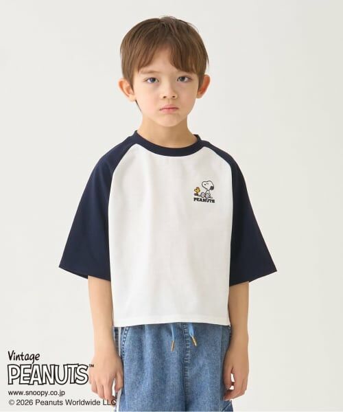 minimal / ミニマル Tシャツ | 【SNOOPY】ラグランTシャツ | 詳細7