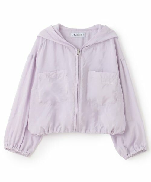 minimal / ミニマル パーカー | 【UVカット】【冷房対策】シアーパーカー（ラベンダー）