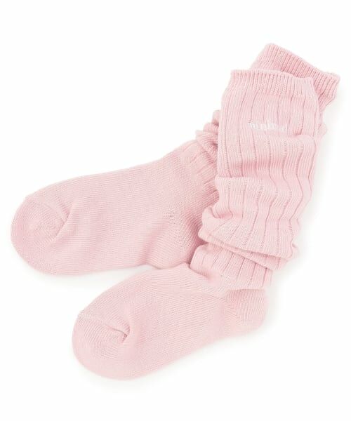 minimal / ミニマル ソックス | ふんわりカラフルルーズソックス（ピンク）