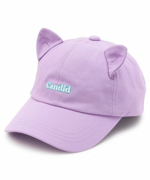 minimal / ミニマル キャップ | 【UVカット】ネコミミキャップ（ラベンダー）