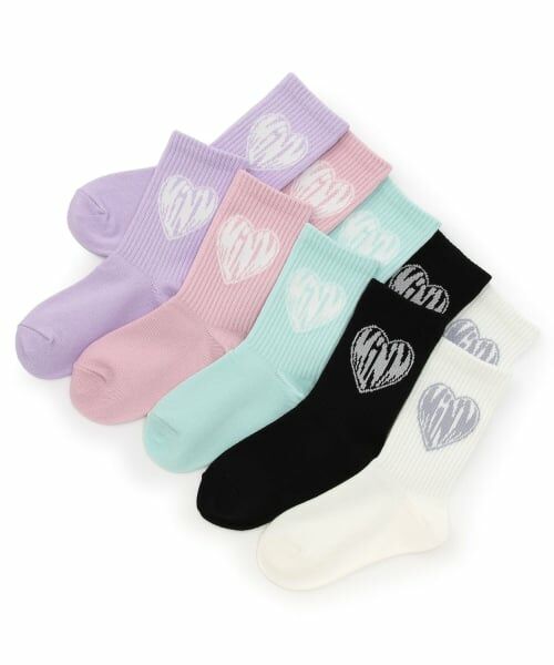 minimal / ミニマル ソックス | ハートクルーソックス | 詳細3