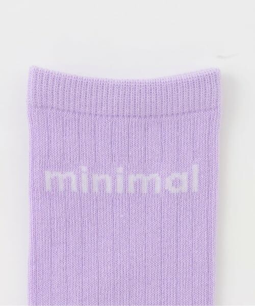 minimal / ミニマル ソックス | ロゴハイソックス | 詳細1