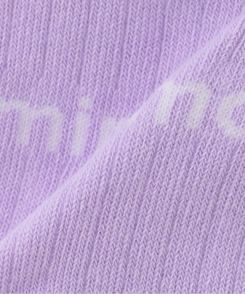 minimal / ミニマル ソックス | ロゴハイソックス | 詳細2