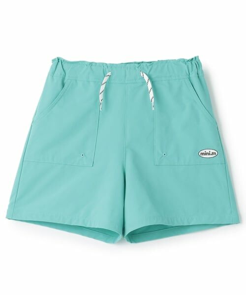 minimal / ミニマル ショート・ハーフ・半端丈パンツ | 【DailyME】【水陸両用】アクティブパンツ（エメラルド グリーン）