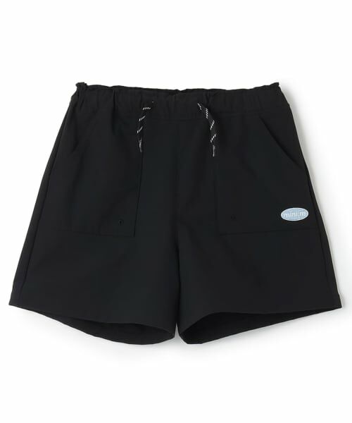 minimal / ミニマル ショート・ハーフ・半端丈パンツ | 【DailyME】【水陸両用】アクティブパンツ（黒）