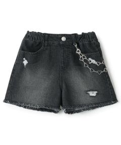 minimal / ミニマル ショート・ハーフ・半端丈パンツ | 【チェーンベルトつき】デニムショートパンツ