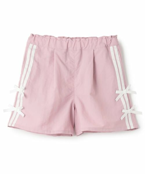 minimal / ミニマル ショート・ハーフ・半端丈パンツ | 【水陸両用】リボンショートパンツ（ピンク）