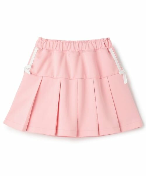 minimal / ミニマル ショート・ハーフ・半端丈パンツ | 【接触冷感】【インパンつき】リボンラインタックスカート | 詳細1