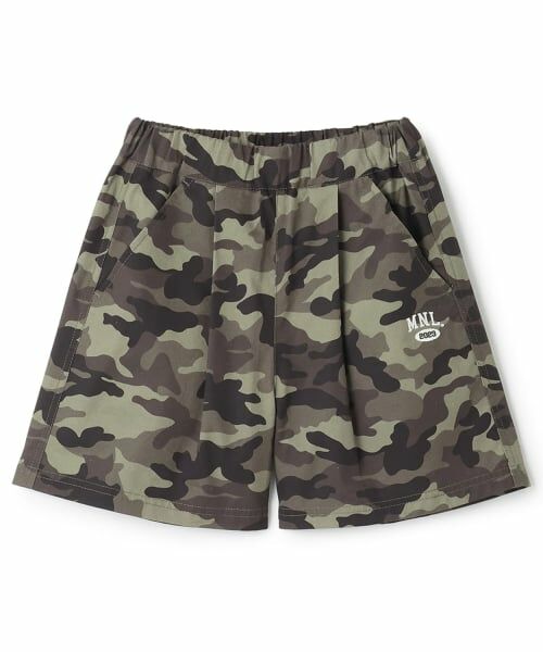 minimal / ミニマル ショート・ハーフ・半端丈パンツ | 【プチプラ】タックショートパンツ（カーキ）