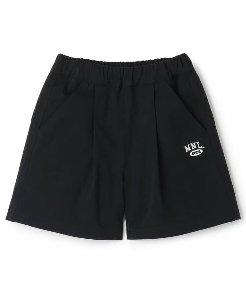 minimal / ミニマル ショート・ハーフ・半端丈パンツ | 【プチプラ】タックショートパンツ（黒）