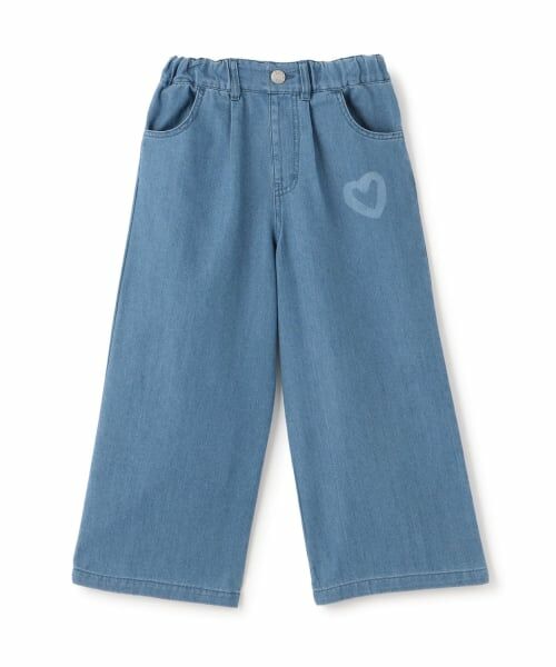 minimal / ミニマル その他パンツ | 【接触冷感】グラフィックアソートデニムワイドパンツ（ブルー）