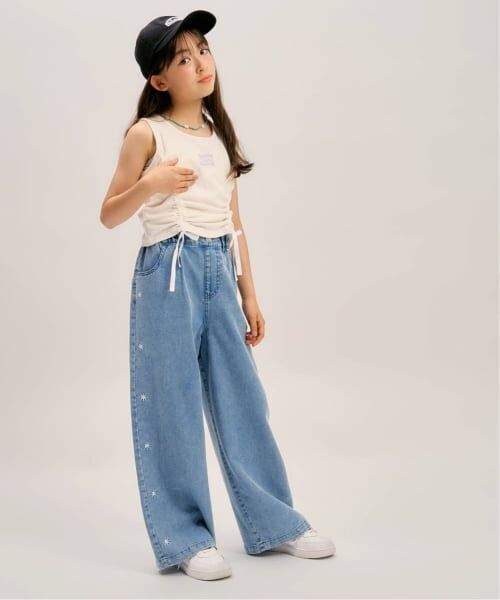 minimal / ミニマル その他パンツ | 【接触冷感】グラフィックアソートデニムワイドパンツ | 詳細14