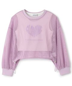 minimal / ミニマル Tシャツ | 【安心インナーつき】メッシュ長袖Tシャツ