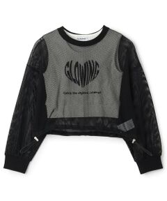 minimal / ミニマル Tシャツ | 【安心インナーつき】メッシュ長袖Tシャツ