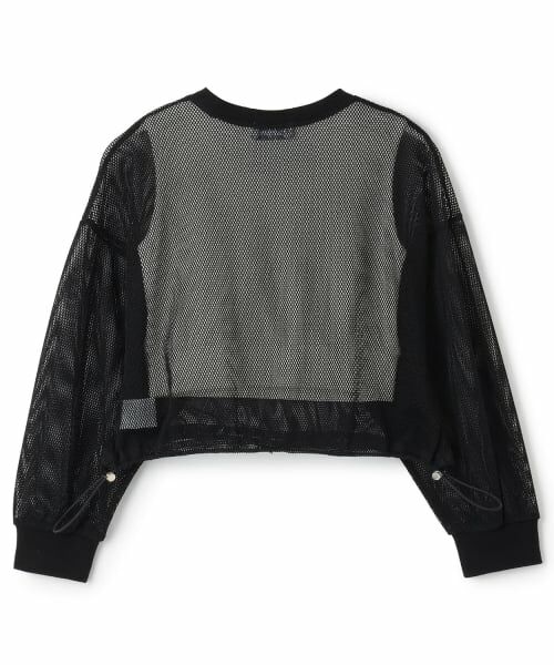 minimal / ミニマル Tシャツ | 【安心インナーつき】メッシュ長袖Tシャツ | 詳細1