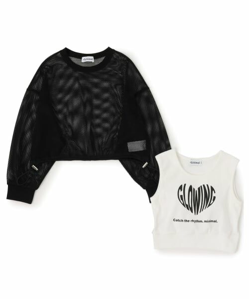 minimal / ミニマル Tシャツ | 【安心インナーつき】メッシュ長袖Tシャツセット | 詳細14