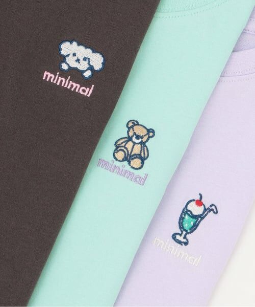 minimal / ミニマル Tシャツ | 【綿100】プチプラワンポイント半袖Tシャツ | 詳細5