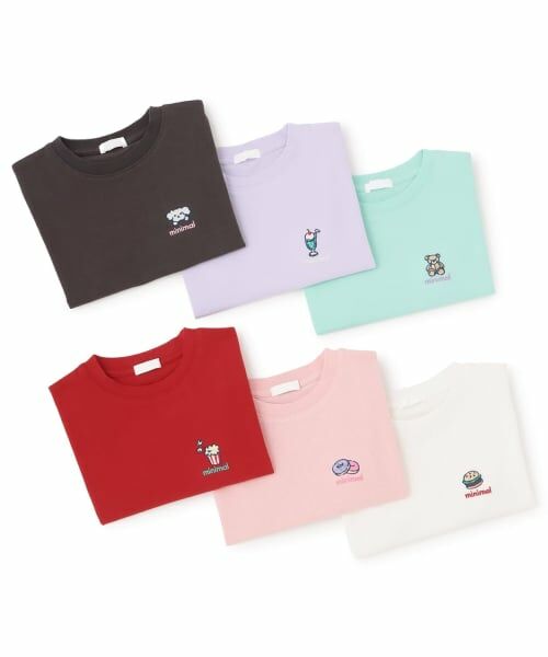 minimal / ミニマル Tシャツ | 【綿100】プチプラワンポイント半袖Tシャツ | 詳細9