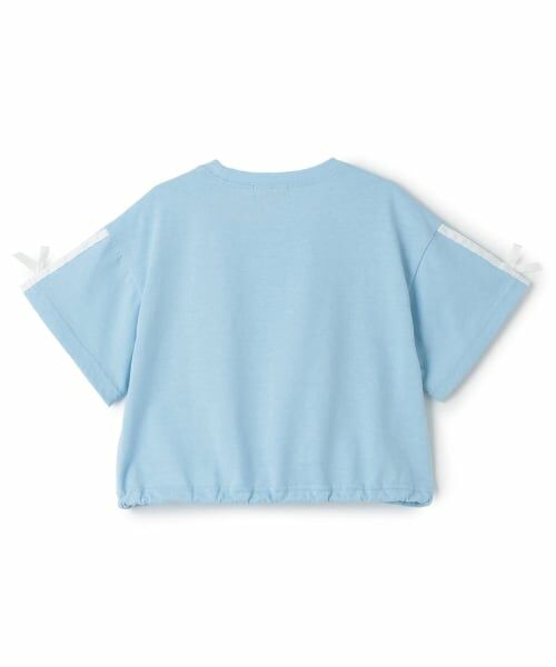 minimal / ミニマル Tシャツ | 【接触冷感】袖リボン半袖Tシャツ | 詳細1