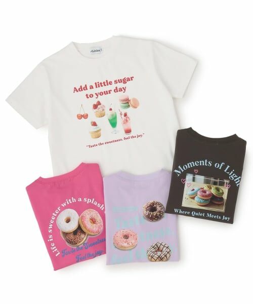 minimal / ミニマル Tシャツ | 【接触冷感】スイーツフォト半袖Tシャツ | 詳細12