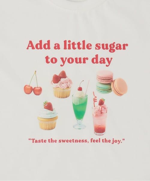 minimal / ミニマル Tシャツ | 【接触冷感】スイーツフォト半袖Tシャツ | 詳細4