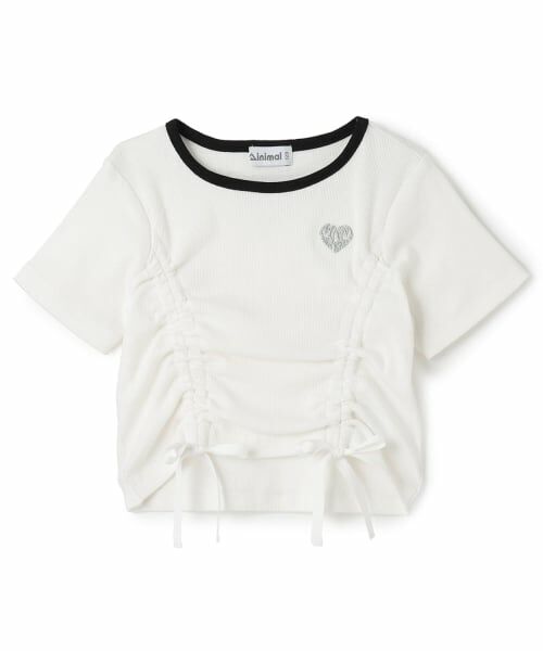 minimal / ミニマル Tシャツ | テレコドロストT（オフ ホワイト）