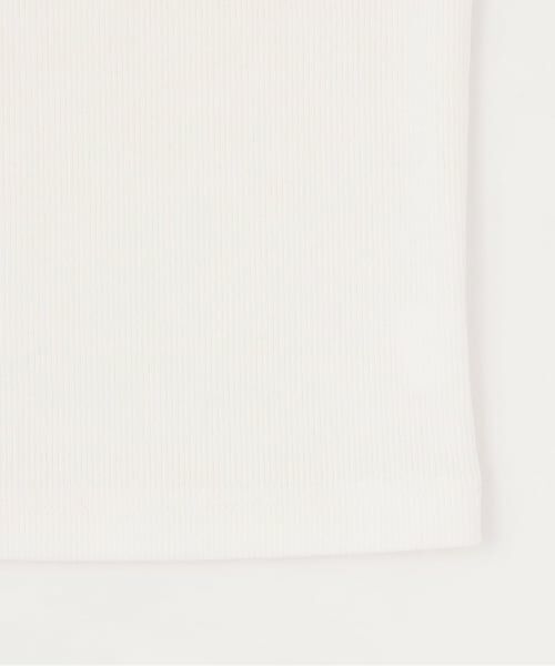 minimal / ミニマル Tシャツ | 【インナーつき】ハーフジップクロップド半袖Tシャツ | 詳細5