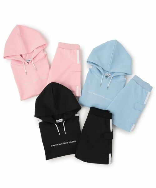 minimal / ミニマル パーカー | 【接触冷感】ライン半袖パーカーセットアップ | 詳細12