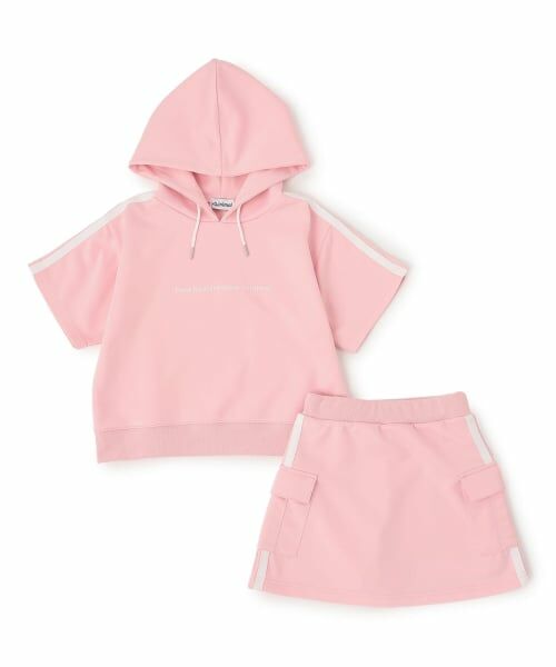 minimal / ミニマル パーカー | 【接触冷感】ライン半袖パーカーセットアップ | 詳細2