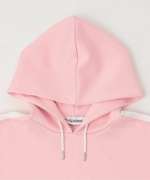 minimal / ミニマル パーカー | 【接触冷感】ライン半袖パーカーセットアップ | 詳細3