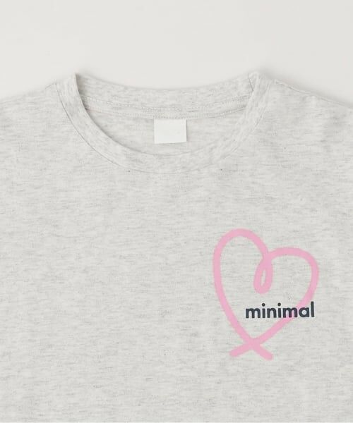 minimal / ミニマル その他トップス | 【綿100】スプレーバックプリント半袖Tシャツセットアップ | 詳細3